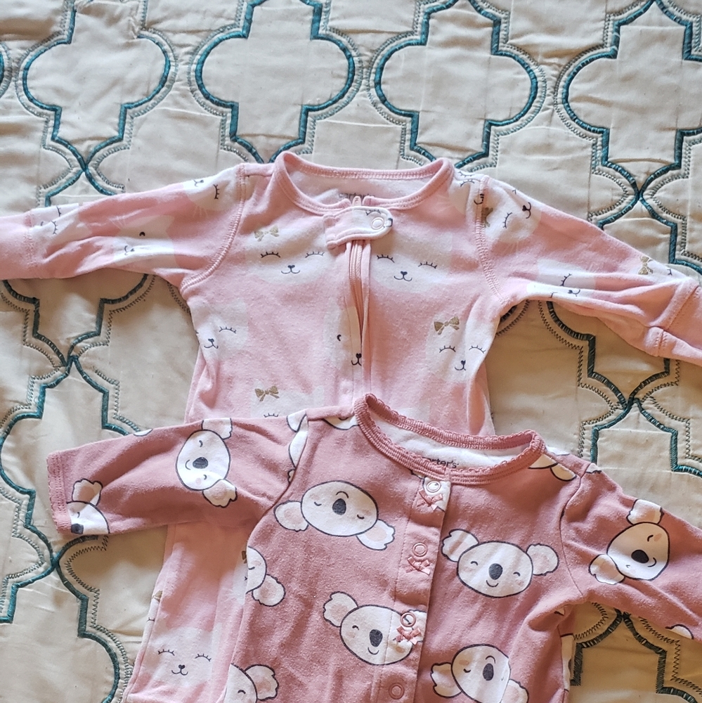 Baby girl sleepers